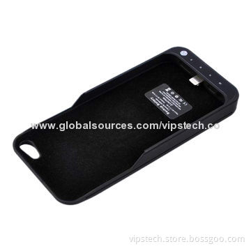 2,000mAh Accessory for iPhone 5S with Li-polymer, Portable and Convenient